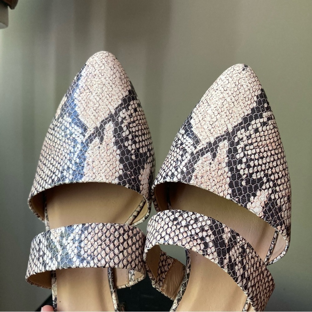 ABLE | Joselyne Snake Python Leather Double Strap… - image 5